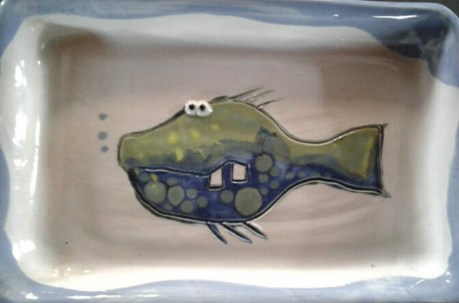 Studio Pottery Fish Tray – PF's Peculiar Finds